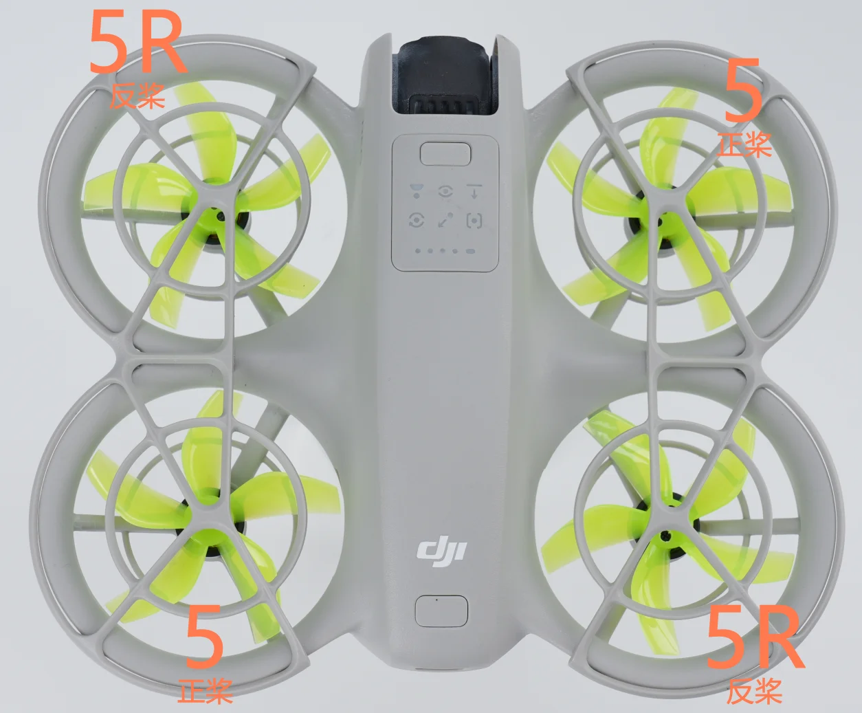 RCSTQ Five leaves for Neo Propellers Colored Props Quick Release Props Paddle B