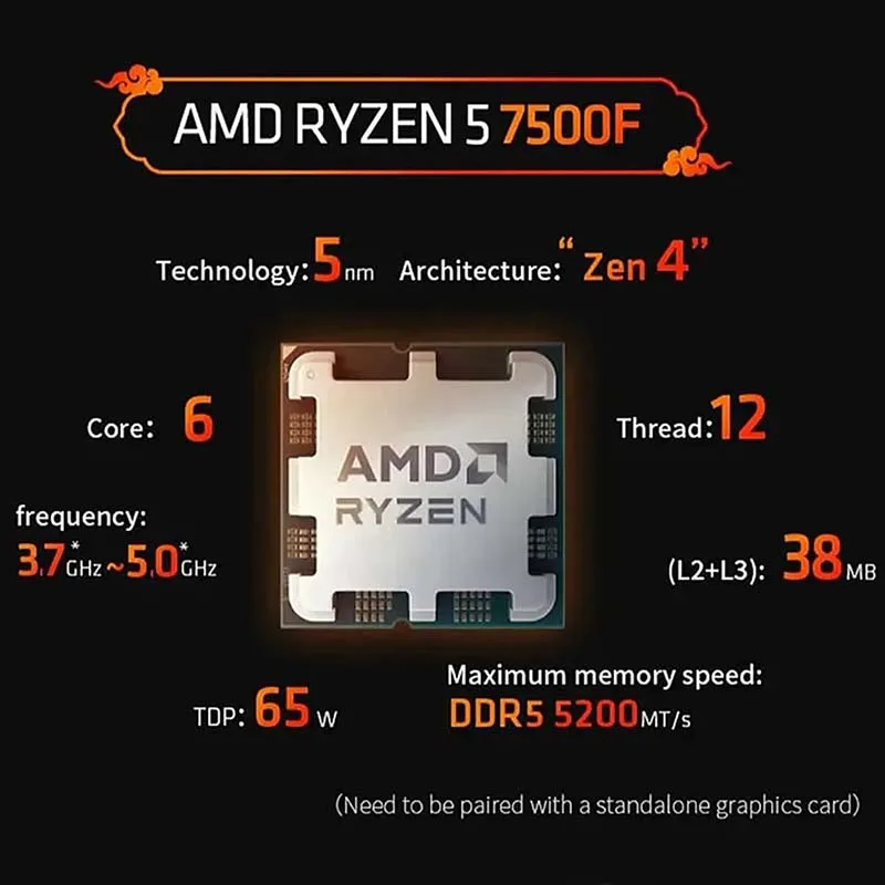 Ryzen5 7500f 本体 CPU ryzen5 7500f」の人気商品一覧 | 安い商品を通販サイトから