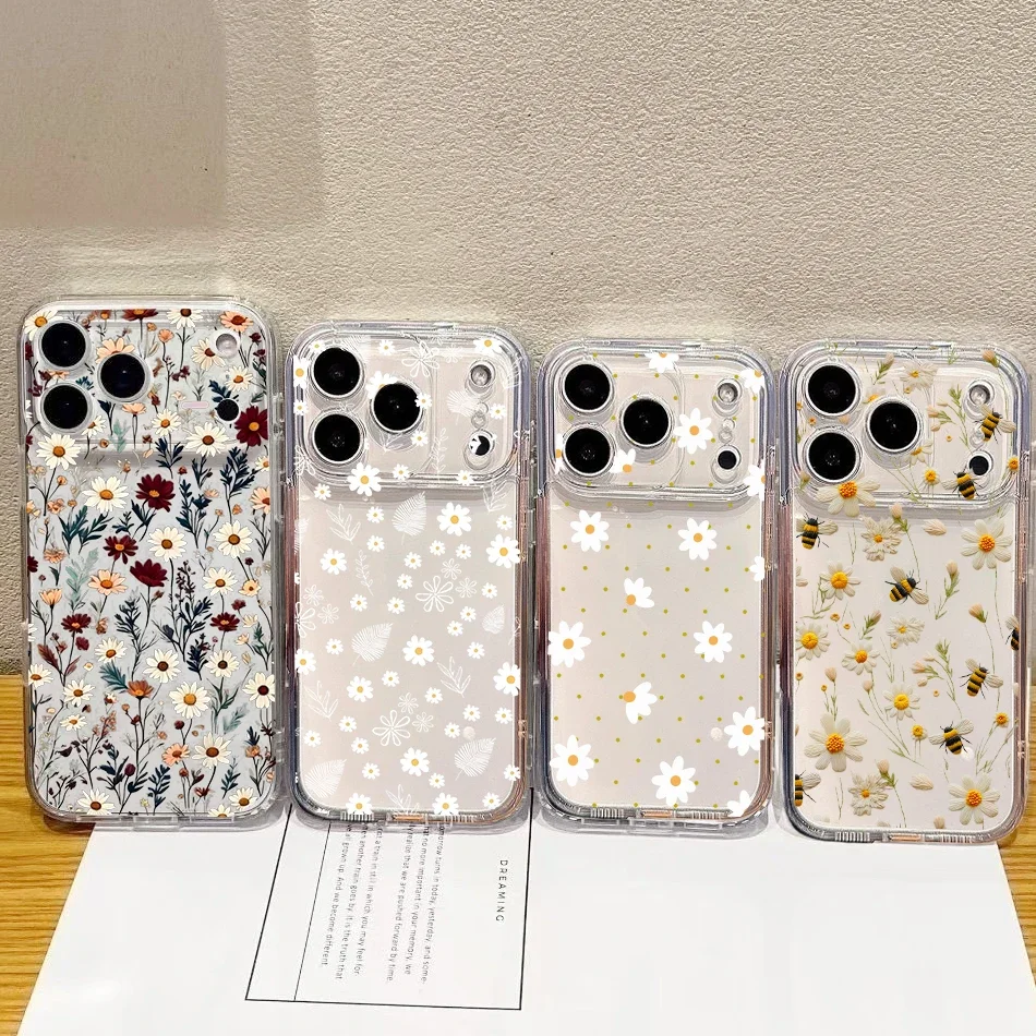 Fashionable Daisy Flower Phone Case Cover
