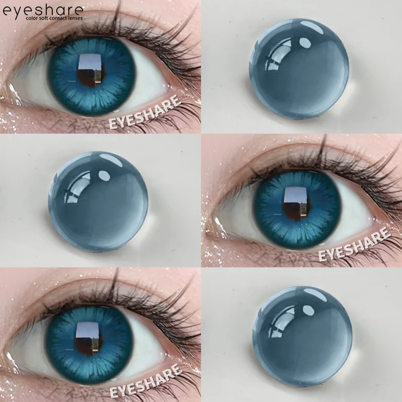 EYESHARE Anime Cosplay Farbkontaktlinsen 2PCS Farbige Kontaktlinsen 1 Jahr Objektiv Party Niedliche Augenlinsen Halloween Kontaktlinse – Detail 4