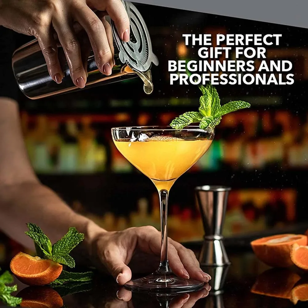 700/600ML Stainless Steel Hall Cup Bartender Jug Stirring Cup Cocktail Tool Bartender Boston Mixer Bar Cocktail Shaker