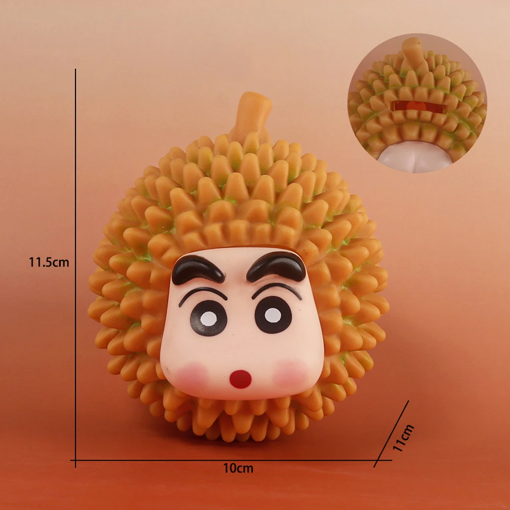 New Crayon Shin-chan Fruit Series Model Durian Banana Cute Cartoon
