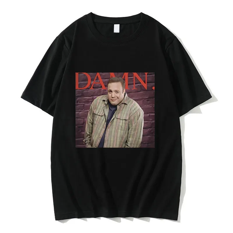 

Damn Kevin James Funny Meme Graphic T-shirt Men Women's Casual Oversized Short Sleeve Unisex Fashion Hip Hop Streetwear Tshirt