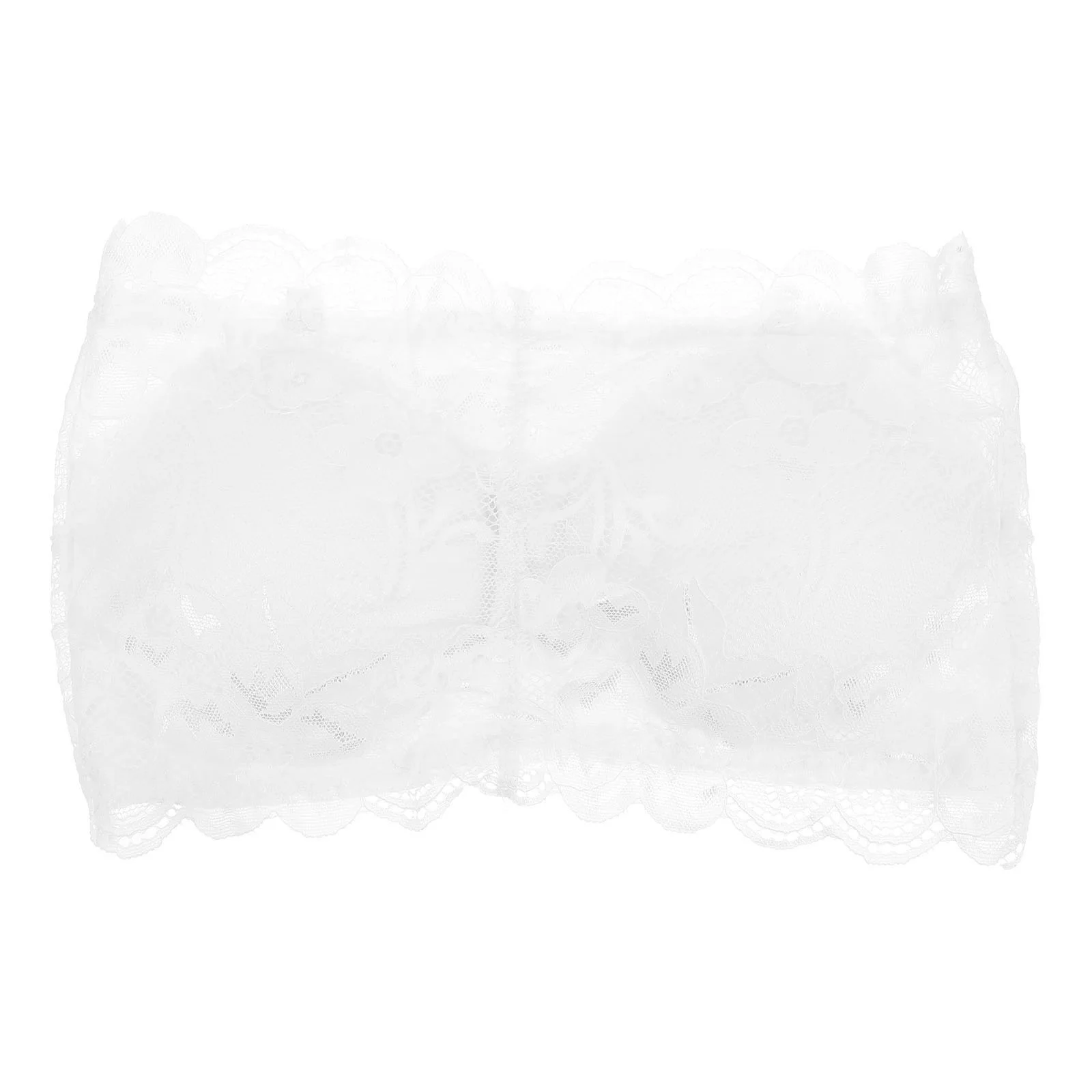 

1Pc Women Floral Lace Tube Tops Strapless Lady Comfortable Chest