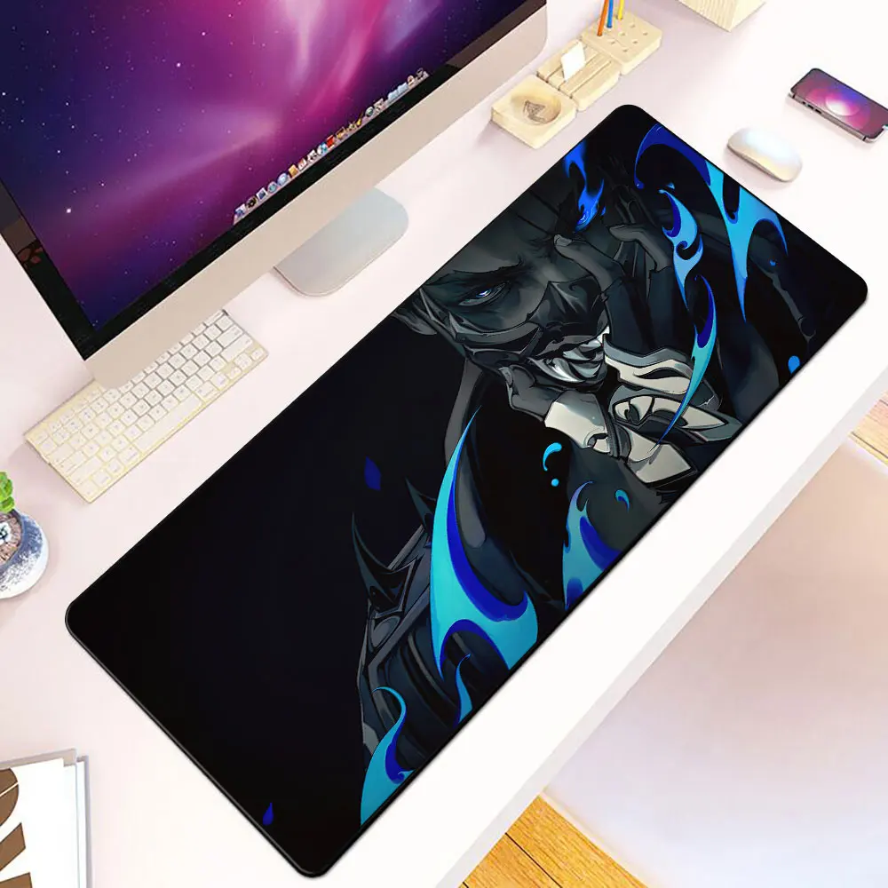 

Valorant Gaming Mousepad HD Printing Computer Gamers Locking Edge Non-slip Mouse Pad XXL90x40cm Keyboard PC Desk Pad