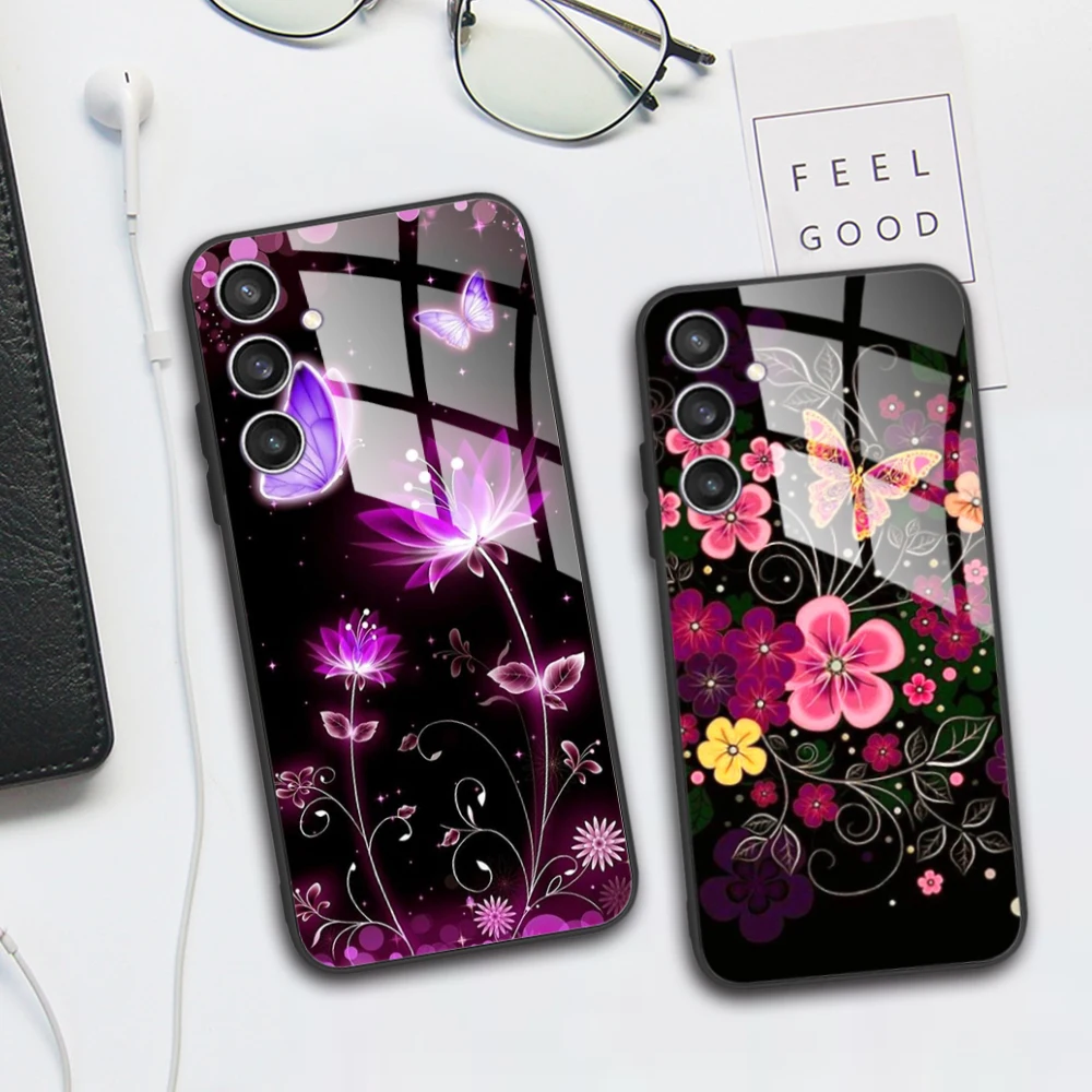 S23Fe S23 Fe S 23 Fe Custodia In Vetro Temperato Cover Per Samsung Galaxy S23 Plus Custodie Ultra Per Samsung S23 Fe S23 + Ultra