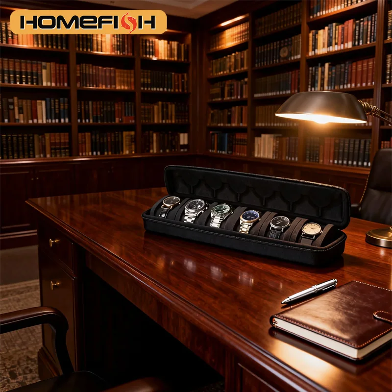 5-slot watch storage bag for travel