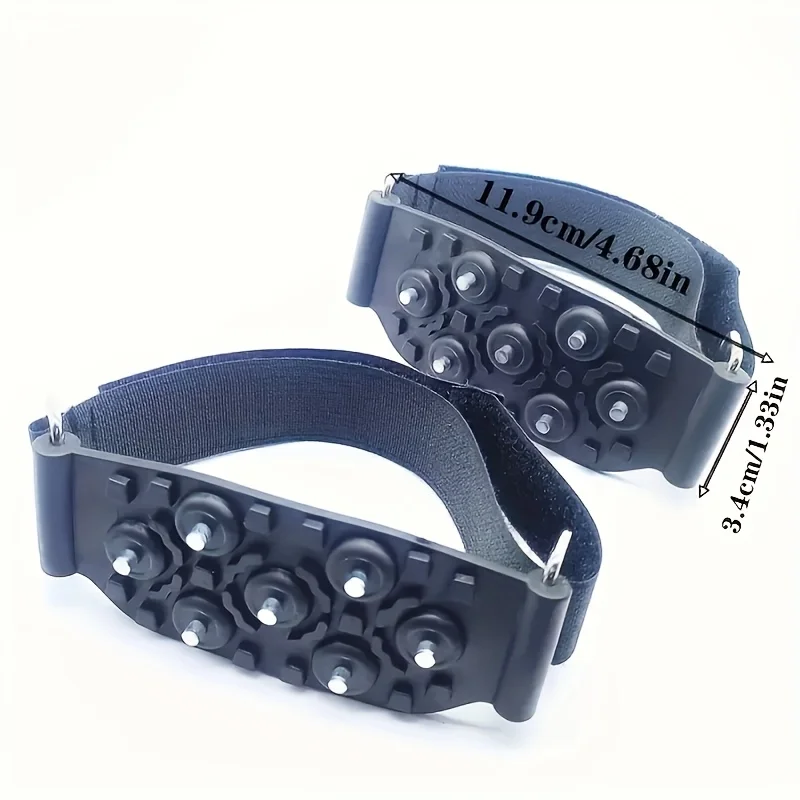 Anti-Skid Grip Pads - Heavy-Duty High-Density Rubber for /Boots, Portable & Hand-Washable Winter Traction for Rock Climbing