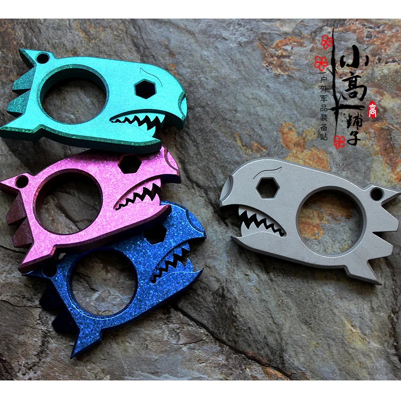 

Shark TC4 EDC Multitool Bottle Opener Crowbar Funny Pocket Toy Fidget Stress Relief Toys Birthday Xmas Gift Adult Fingertip Toys