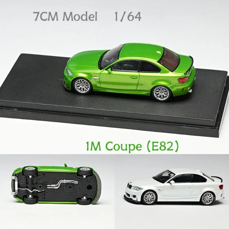 7CM 모델 1/64 BMW E82 1M 쿠페 스포츠 합금 자동차 모델 컬렉션 데스크탑 장식품 선물