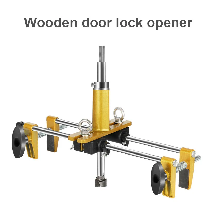 WoodenDoorLockHoleOpenerInstallationKitSlottingMachineJig