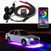 Car Charssis Flexible LED Strip Light LED Underbody Remote /APP Control RGB Neon Lights Ambient Atmosphere Auto Decorative Lamp 1