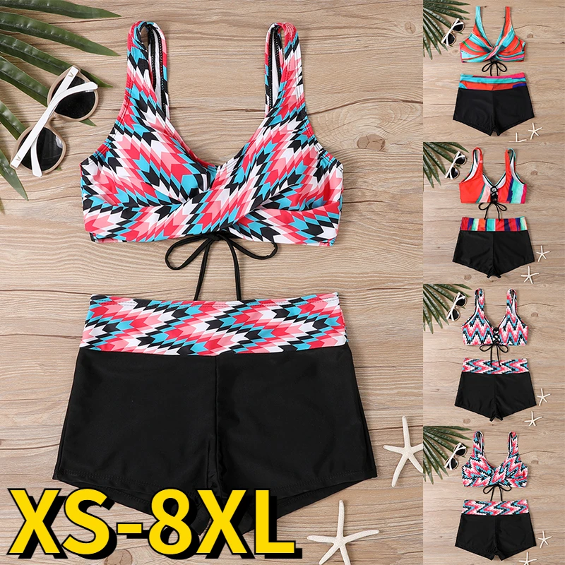 

2023 Women New Design Printing Swimwear Two Piece Set Beachwear Swim Suit Vintage Bathing Suit Summer High Waist Swimsuit Bikini