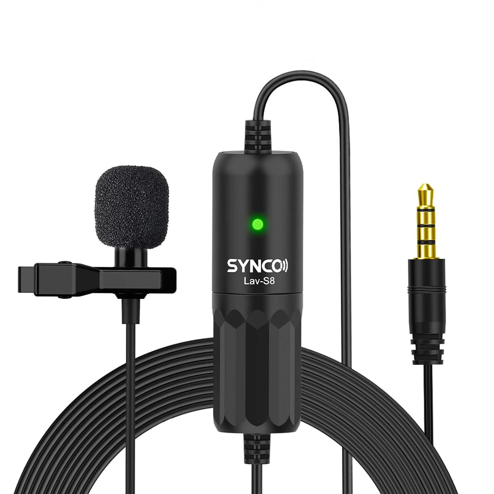 SYNCO LAV-S8 Lapel Microphone Professional 3.5mm TRRS/TRS Wired Audio Lavalier Condensador Microfone Mic VS BOYA BY-M1 Top Gift