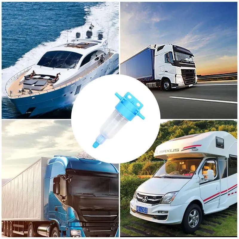 Parking Heater Filter Diesel Oil Filter Waterproof Metal Mesh With Drain Valve For Boat Truck