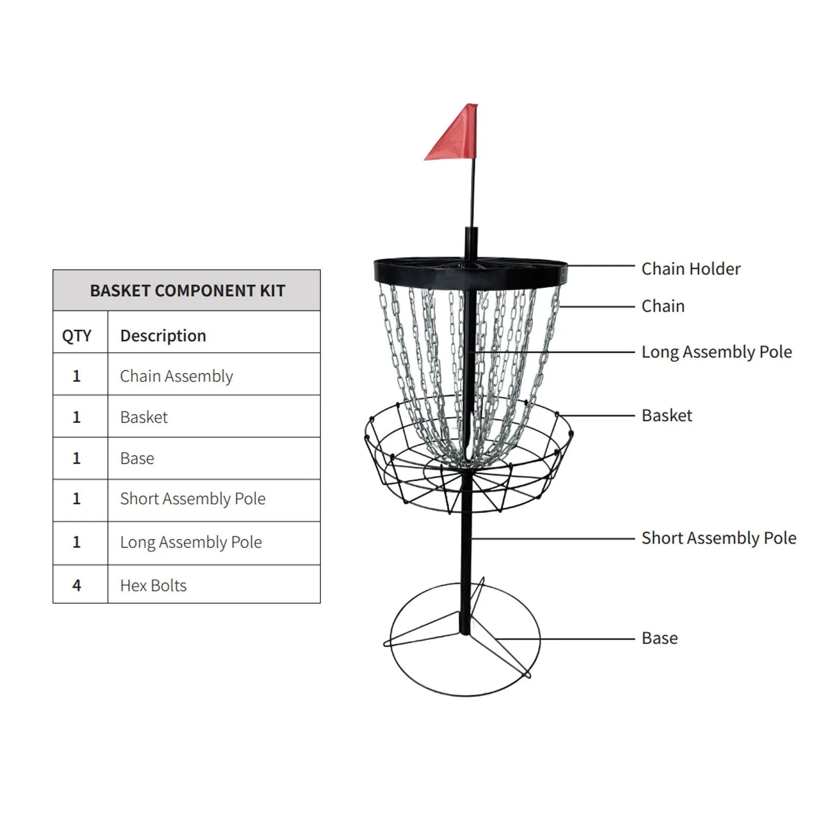 Frisbee Golf Basket Dimensions Great
