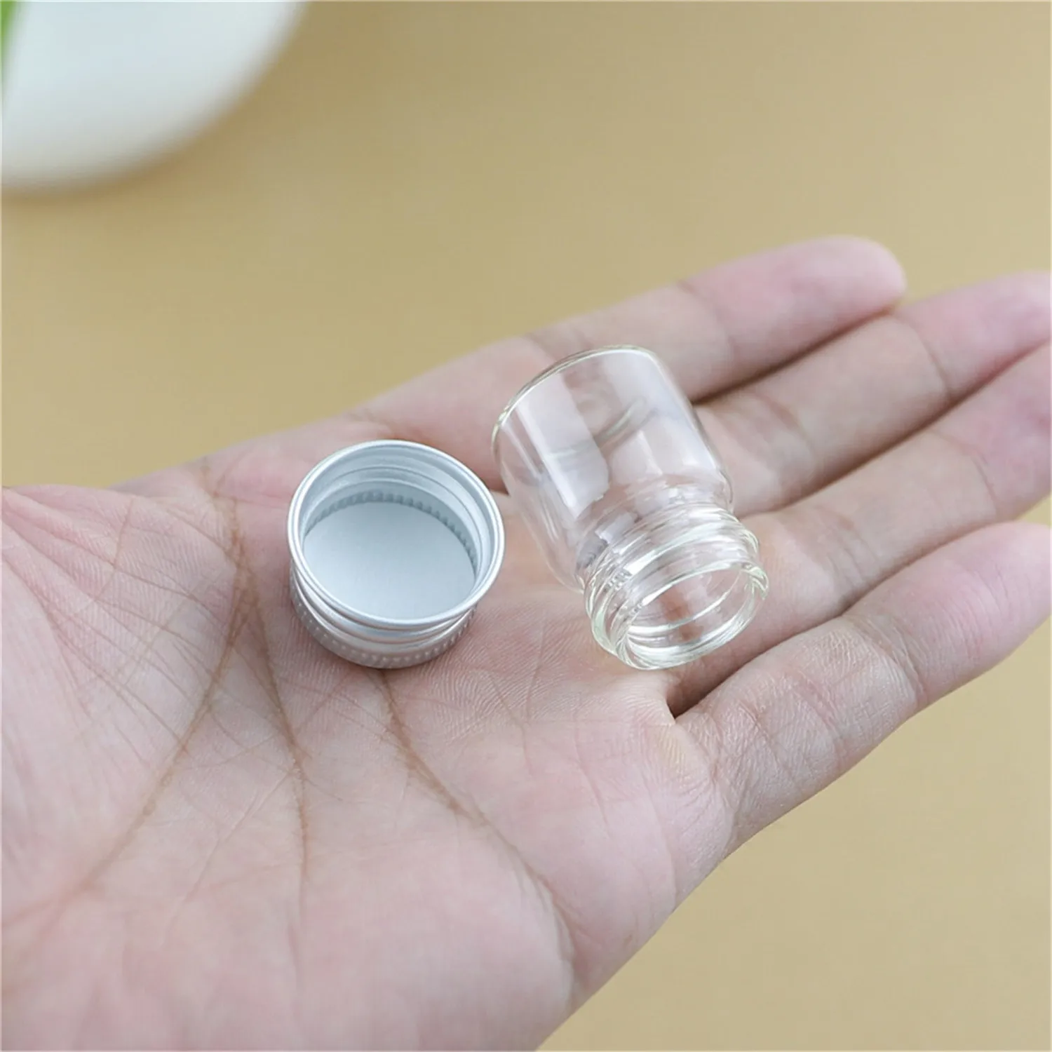 12/50/100 pcs Mini Glass Bottles DIY Birthday Gift Transparent Empty Message Wishing Bottle Christmas Wedding Party Decoration glass bottles mini glass bottles