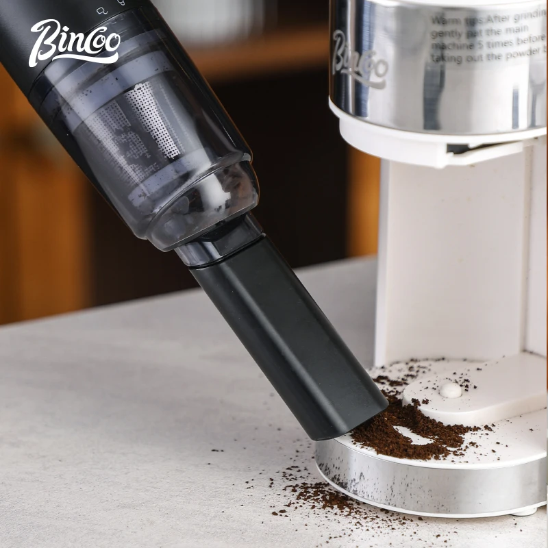 Bincoo Powder Vacuum Cleaner, Wireless Charging Coffee Machine, Portable Cleaning Tool, Home Barista Accessories, 220V