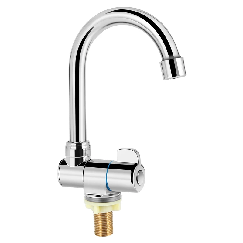 

Rotation Copper Basin Faucet Cold Deck Kitchen Folding Caravan Bathroom Tap For Marine Boat Deck Camper