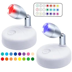 2 Pcs Batteries Cabinet Lights Indoor Small Disco Ball Operated Batteriess Mini