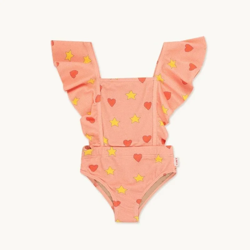 2025 New Girls' Swimsuit Cartoon Cute Little Girl Bikini Baby Boy Swimwear Swimming Vacation Children's Beach Pants Clothing 5