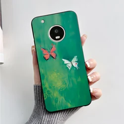Sleek Soft TPU Silicone Fashion Protective Phone Case for Moto G5 Plus (K01)