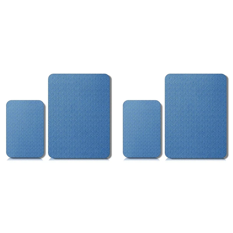 AS60-4Pcs Sewing Machine Muffling Mat Pedal Mat Sewing Machine Reduce Vibrations Noise No Slip Blue