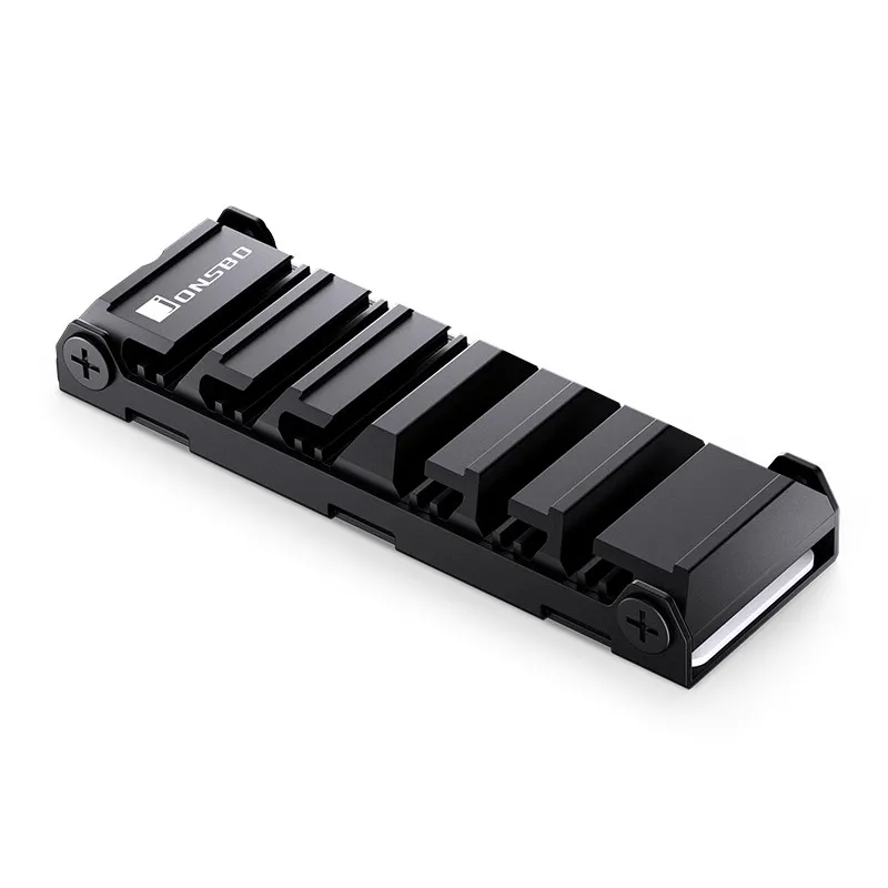 Jonsbo M201 M202 M.2 SSD 쿨러 히트싱크 알루미늄 M.2 2280 SSD 하드 디스크 라디에이터 열전도 실리콘 패드 포함