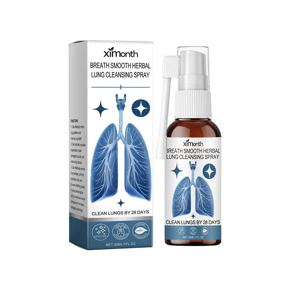 Nasal Spray 30ml Herbal Lung Cleanse Mist &ndash; Powerful Lung Support Mist Herbal Spray Health & Care Breathe Cleanse N0B1