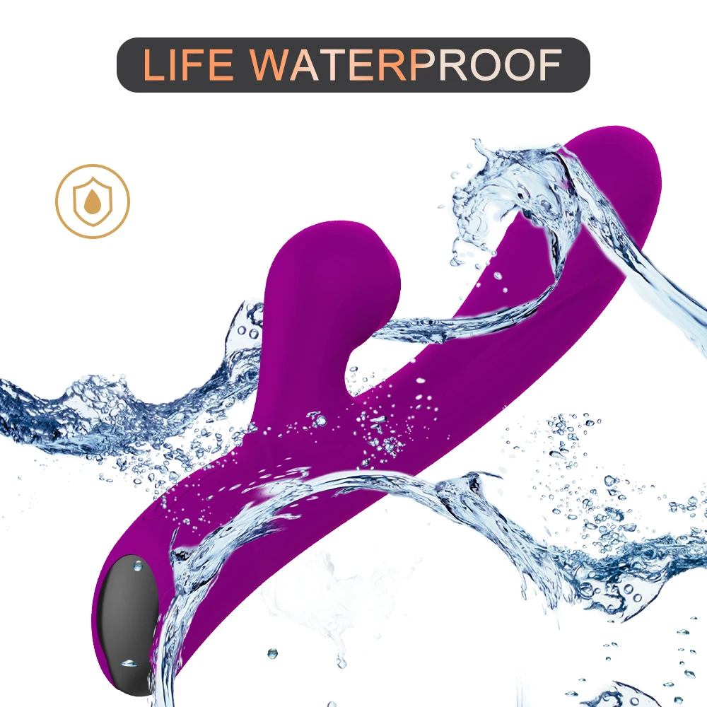 Clitoral sucking vibrator rabbit heating dildo G spot massager 10 pattern adult sex toy for women