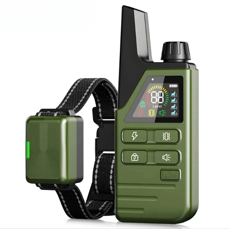 Digital Dog Training Collar Waterproof Rechargeable Remote Control Pet LCD Display For All Size Shock Vibration Sound_voghion.com