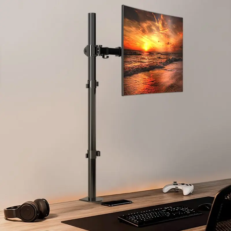 Suporte Ajustável do Monitor do Braço Longo Display do Computador Altura de Extensão Riser Desktop Vesa Stand 15632