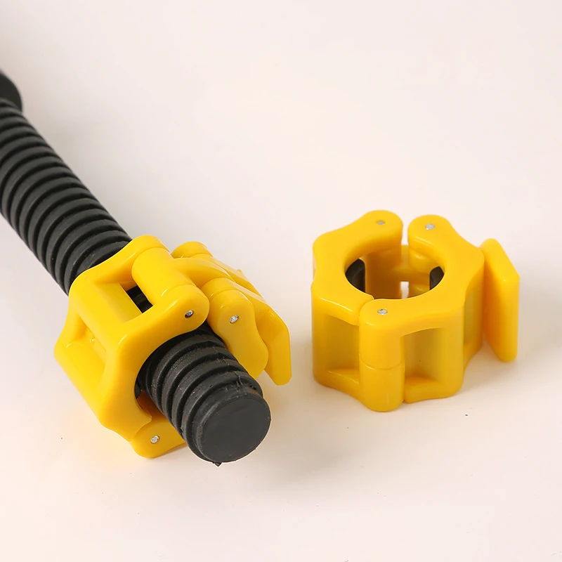 1 pair 2.5cm Barbell And Dumbbell Buckle Austrian Pole Buckle Nut Quick Release Fixing Accessory for Fitness Equipment