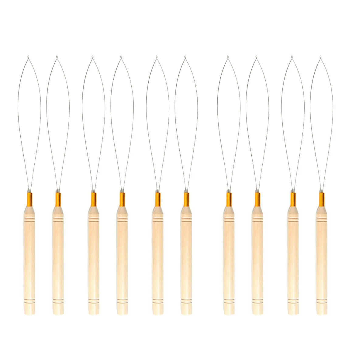 Micro Ring Hair Extension Tool Set with Beads & Threader Hook