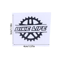 Autocollants décoratifs pour cadre de vélo BIKE LIFE, 1 pièce, autocollant en vinyle pour casque, accessoires de moto imperméables, nouvelle collection 6