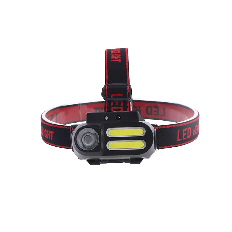 

Head-Mounted Charging Induction LED High Power Black Outdoor Headlamp Long Shot Night Fishing Work Light Lighting