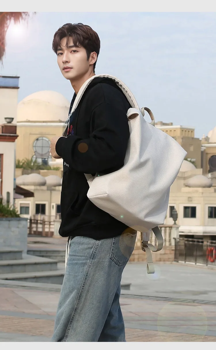 Borsa a Doppia Tracolla Compatta e Traspirante per Pendolarismo e Viaggi, Resistente all'Acqua e Adatta per Uso Quotidiano, Borsa per Computer - immagine 6