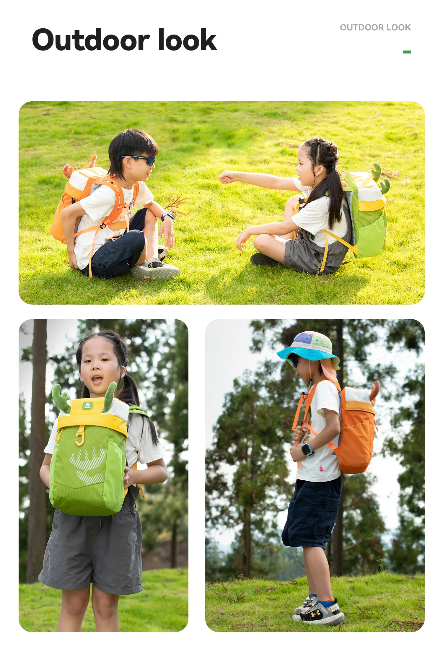 kids bag breathable back