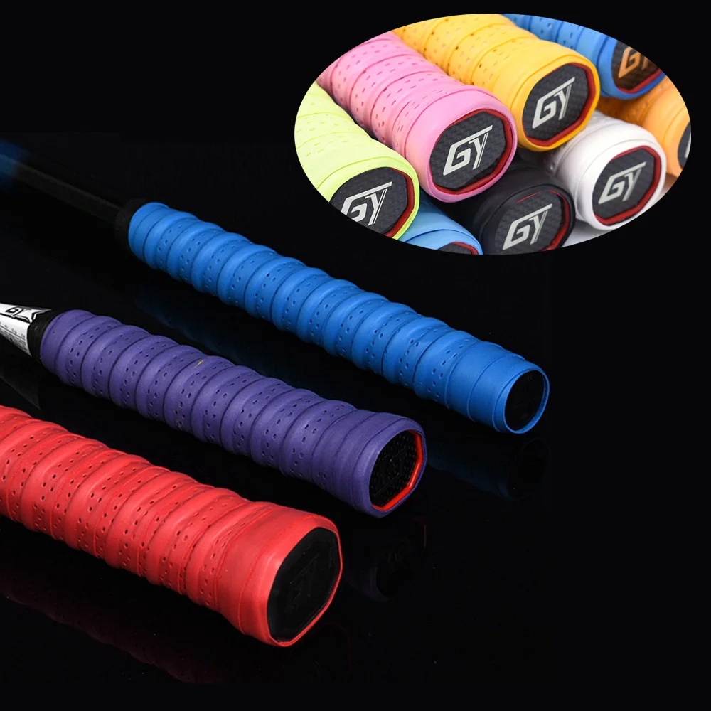 

Цветная Нескользящая дышащая ракетка для тенниса, бадминтона, рукоятка для Бейсбольного велосипеда