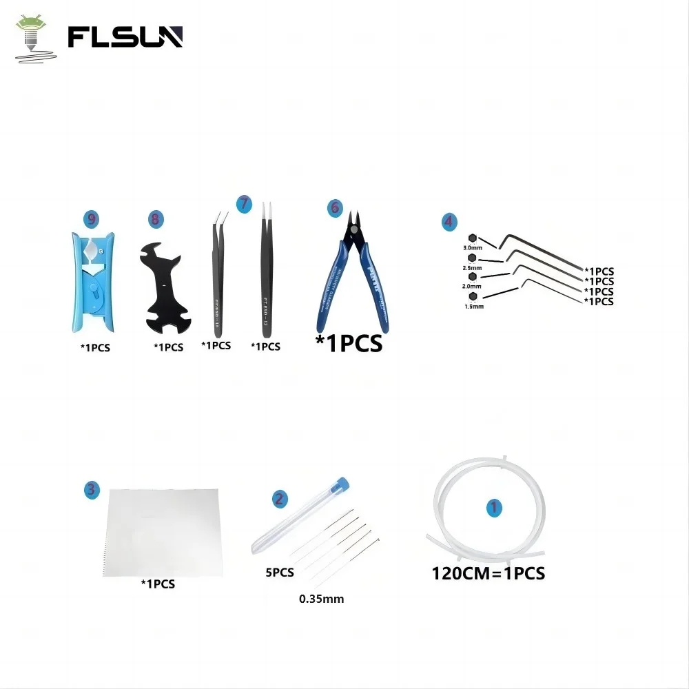 FLSUN 3d Printer Accessories Clean Suits Of Spare Parts