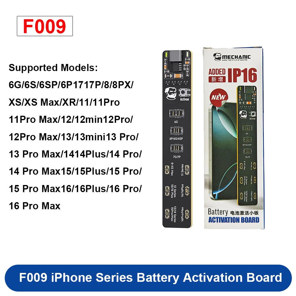 MECHANIC F009/F018 Battery Activator Board 1-Touch for iPhone6-16 & 400+ Models
