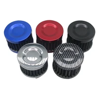 Filtres à Air de voiture à Interface universelle 12mm, pour moto, prise d'air froide, couvercle de ventilation de carter à haut débit, Mini filtres de reniflard 5