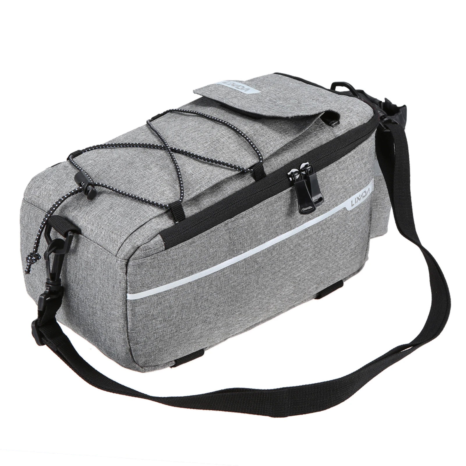 Isolierte Kofferraum Kühltasche Zyklus Fahrrad Gepäckträger Lagerung Gepäck Tasche Reflektierende MTB Fahrrad Gepäcktasche Schulter Tasche – Detail 3
