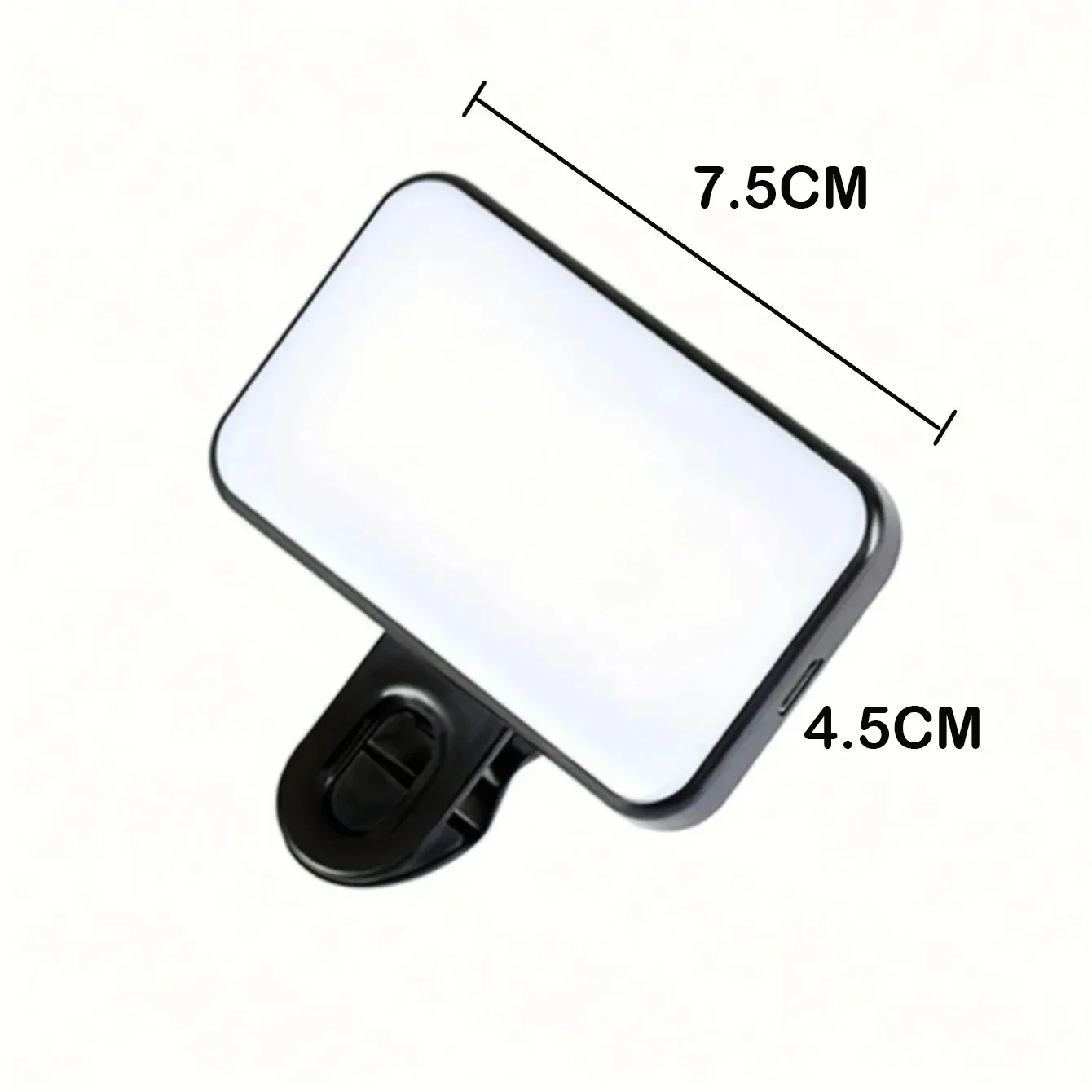 Selfie Fill Light Portable Mini Selfie Fill Light Rechargeable 3 Modes Adjustable Brightness Clip On For Mobile Phone Computer Fill Light lighting