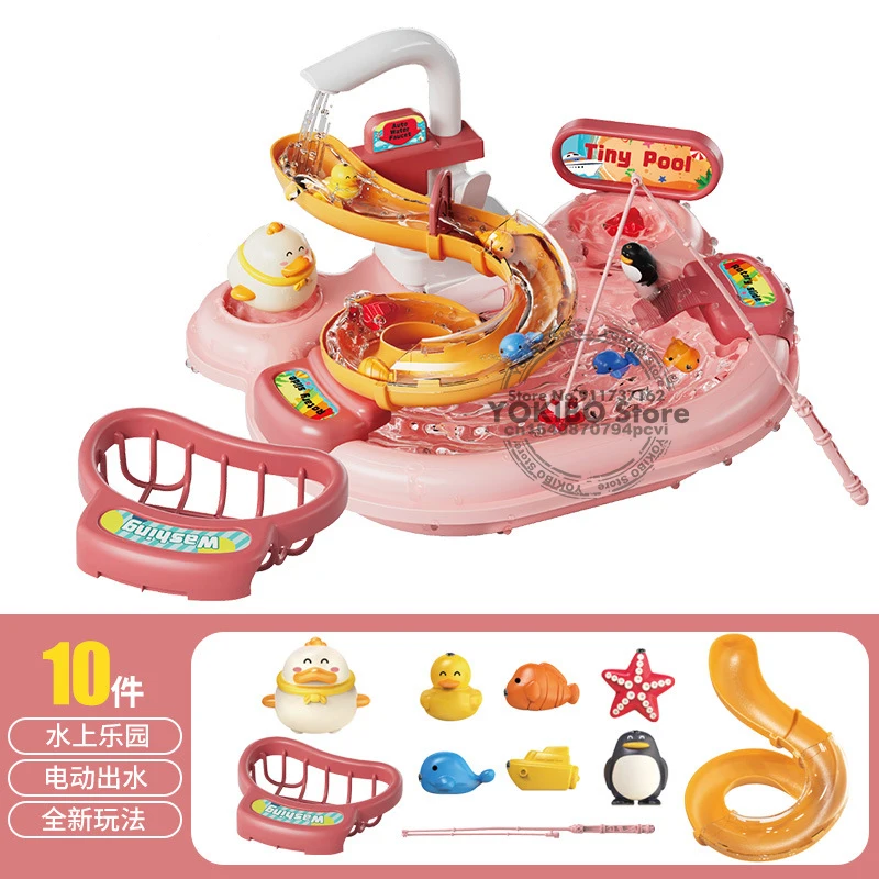 Jouets d'évier de cuisine pour enfants, lave-vaisselle électrique, jouet de  jeu avec eau courante, jeu de simulation, jouet de pêche alimentaire,  cadeau pour filles - AliExpress