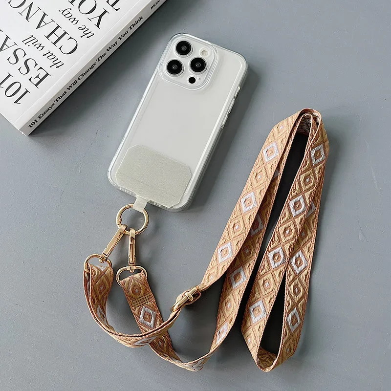 Stylish Multifunctional Bohemian Adjustable Shoulder Strap with Phone Lanyard