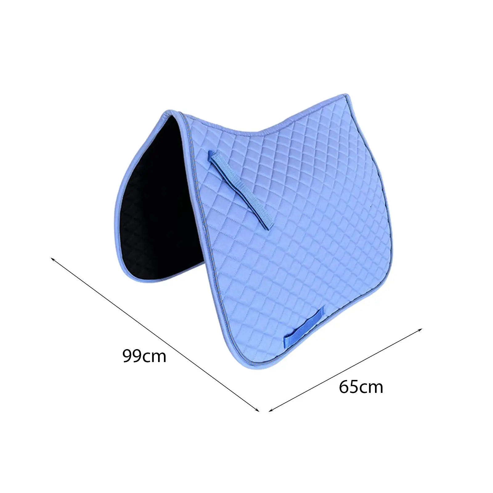 Horse Saddle Pad Thickening Riding Padding Comfortable Equestrian Riding Equipment Soft Protection Portable Nonslip Dressage Pad