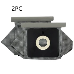 Sac à poussière en tissu pour aspirateur, 2 paquets, pour ZW1200 201 ZW1000 6/7/8 universel, lavable et réutilisable 11x10cm 