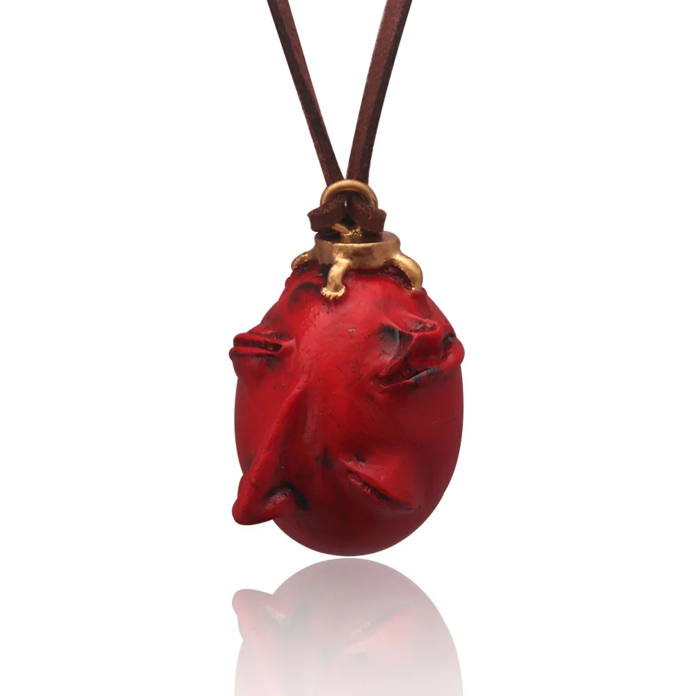 Anime Berserker Behelit Pendant Necklace Guts Griffith Egg Of King Pendant Unisex Car Backpack Jewelry Decoration Accessory