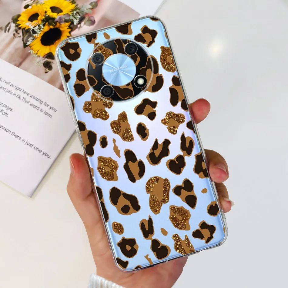 Elegant Printing Soft Silicone Clear TPU Slim Phone Case